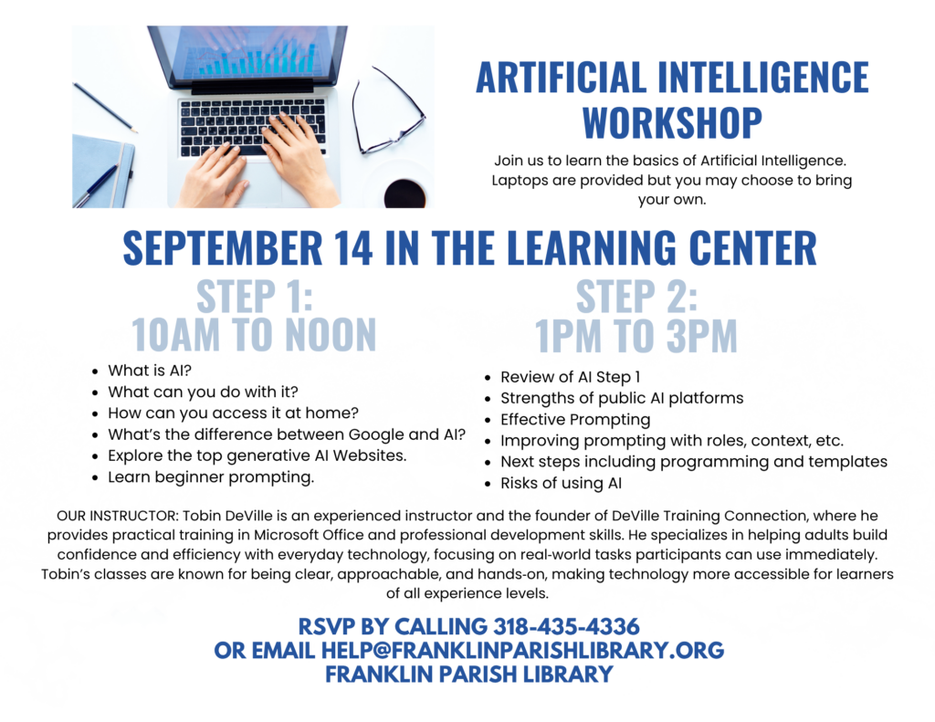 AI Workshop Flyer